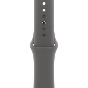 Apple Watch Series 11, 42 mm, Silver Aluminum Stone Gray Sport Band S/M